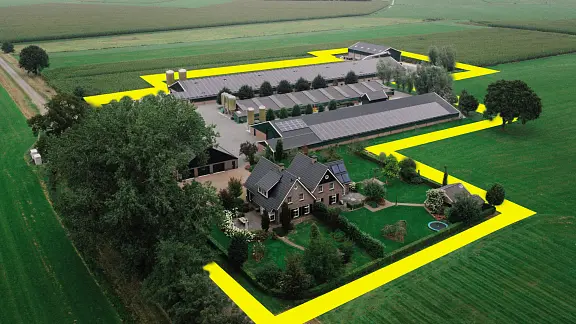 Foto van een boerenerf